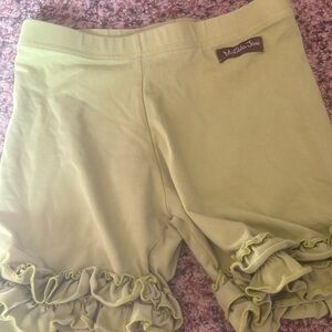 Matilda Jane Light Green Ruffle Hem Shorts